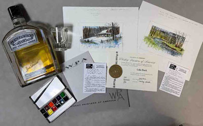 Luke Buck Whiskey Painters of America Certificate